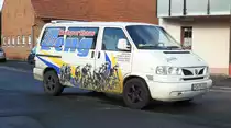 =VW T4 vom Radsporthaus SENG steht in 36100 Petersberg-Marbach, 12-2016