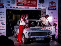 Lada 1200, fotografiert auf dem Podium der 50. Mecsek Rallye am 08.10.2016.