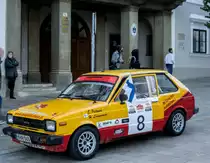 Toyota Starlet Rallye aus Finland, fotografiert auf der 50. Mecsek Rallye am 08.10.2016.