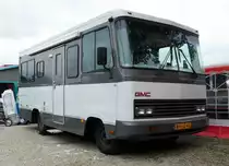=GMC-Wohnmobil, fotografiert bei dem Veterama 2016 in Mannheim, Juli 2016