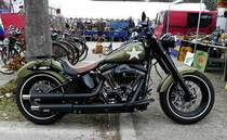 =Harley Davidson, fotografiert bei dem Veterama 2016 in Mannheim, Juli 2016