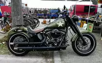 =Harley Davidson, fotografiert bei dem Veterama 2016 in Mannheim, Juli 2016