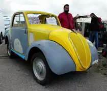 =Fiat Topolino, fotografiert bei dem Veterama 2016 in Mannheim, Juli 2016