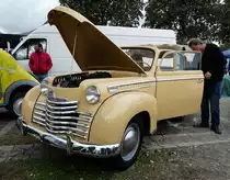 =Opel Olympia, fotografiert bei dem Veterama 2016 in Mannheim, Juli 2016
