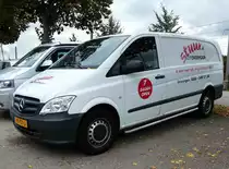 =MB Vito eines Autvermieters, fotografiert bei dem Veterama 2016 in Mannheim, Juli 2016