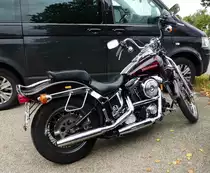 =Harley Davidson, fotografiert bei dem Veterama 2016 in Mannheim, Juli 2016