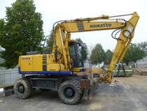 Komatsu PW 130 ES-6 active aufgenommen am 30.09.2012