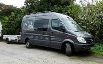 =MB Sprinter von HAAG-Zeltverleih, gesehen auf dem Parkplatz des Veterama 2016 in Mannheim, Juli 2016