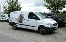 =MB Vito, gesehen auf dem Parkplatz des Veterama 2016 in Mannheim, Juli 2016