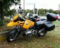 =BMW 1150 GS, gesehen auf dem Parkplatz des Veterama 2016 in Mannheim, Juli 2016