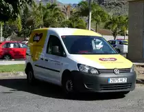 =VW Caddy unterwegs in Puerto de Mogan, 01-2017