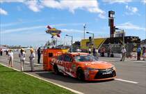 Carl Edwards Nr. 19 ARRIS (Toyota Camry mit max. 725PS/V8/5,86l Hubraum) am 21.02.2016 im Vorfeld des NASCAR  Daytona 500  Rennens am Daytona International Speedway. Wer hätte zu diesem Zeitpunkt gedacht, dass dies sein letztes  Daytona 500  Rennen ist... 