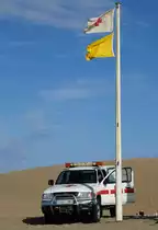 =Toyota der Strandwache des CRUZ ROJA, gesehen auf Gran Canaria im Januar 2017