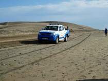 =Toyota der Policia Local unterwegs am Strand vom Maspalomas, 01-2017