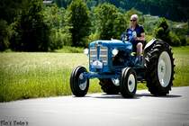 Fordson Super Major bei der Ausfahrt zur Silberklarklam nähe Schladming im Juli 2016