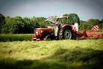 Güldner beim Graswenden in Rietberg im Juni 2016