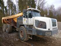 Liebherr TA 230 eingesetzt beim Bau der B50n, 10.04.2016