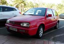 =VW Golf III steht im Januar 2017 in San Agustin