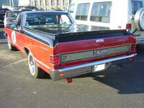 Heckansicht eines Chevrolet El Camino des Modelljahres 1967. Oldtimertreffen am 22.01.2017 in Krefeld.