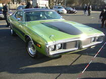 Dodge Charger 400 Magnum des Modelljahres 1973. Oldtimertreffen am 22.01.2017 in Krefeld.
