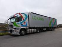 Scania R 450 aufgenommen am 25.12.2016