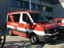 VW Crafter der Berufsfeuerwehr Trier beim Tag der offenen Tür der Wache 2 in Trier-Ehrang, 25.09.2016