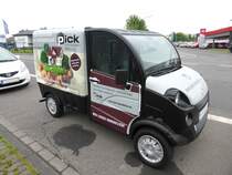 Aixam Pro D-Truck Van abgestellt in Bitburg, 29.05.2016