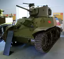 M3 A3 Stuart, leichter US-amerikanischer Kampfpanzer des II.Weltkrieges, 250PS, Vmax.58Km/h, Milit�rmuseum Pivka/Slowenien, Juni 2016