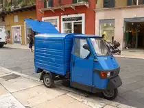 Piaggio Ape 50 am 15.09.2016 in Verona (I)