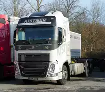 =Kistners Volvo FH rastet auf dem Autohof Fulda Nord im Januar 2017
