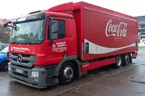 Mercedes Actros 2541 eines Getränkegroßhandels. Nordhausen 05.02.2017