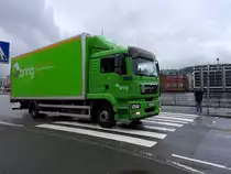 MAN TGM 15.290 in der norwegischen Hafenstadt Bergen; 160718