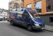 =MB Sprinter von MANNS-Bau steht im Februar 2017 in 36088 Hünfeld