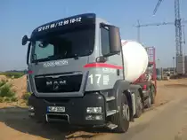 MAN TGS 32.400 - Flock Beton - 26.07.2012 in Mönchengladbach