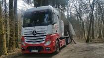 Mercedes Benz Actros 1845 - Bellen Transporte - 23.03.2015 im Sauerland