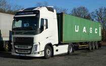 =Volvo FH rastet im Februar 2017 auf dem Autohof Fulda-Nord