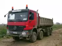 Mercedes Benz Actros 4144 - Maaßen Transporte - 02.11.2011 in Wanlo