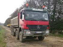 Mercedes Benz Actros 4144 - Maaßen Transporte - 02.11.2011 in Wanlo