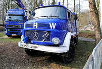 Heros Alsdorf 22/51 Gerätekraftwagen I (GKW I), Mercedes Benz 1113 Rundhauber
Erstzulassung:1988. Am 4.2.2017 bei der Demontage der Lok Anna 9, am Alsdorfer Tierpark




