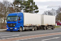 MB Actros 2546 Container-Hängerzug in Euskirchen - 12.01.2017