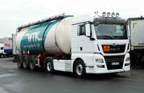 =MAN Silozug rastet auf dem Autohof Fulda Nord im Februar 2017