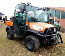 =Kubota RTV X900 steht im Februar 2017 bei der Hessischen Landwirtschaftsausstellung in Alsfeld