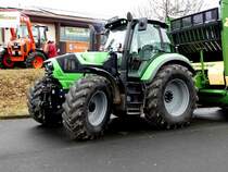 =Deutz 6160 steht im Februar 2017 bei der Hessischen Landwirtschaftsausstellung in Alsfeld