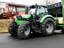 =Deutz 6160 steht im Februar 2017 bei der Hessischen Landwirtschaftsausstellung in Alsfeld
