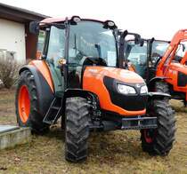 =Kubota M6060 steht im Februar 2017 bei der Hessischen Landwirtschaftsausstellung in Alsfeld