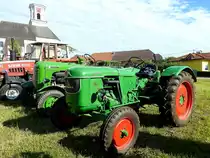 DEUTZ D40-1S-U, hat sich zur Oldtimerveranstaltung in Rottenbach eingefunden; 160904