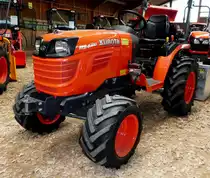 =Kubota B2420 steht im Februar 2017 bei der Hessischen Landwirtschaftsausstellung in Alsfeld