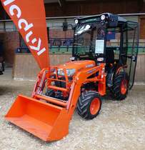=Kubota B2530 steht im Februar 2017 bei der Hessischen Landwirtschaftsausstellung in Alsfeld