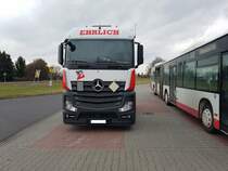 Mercedes Benz Actros am 23.02.17 in Erlensee 