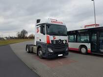 Mercedes Benz Actros am 23.02.17 in Erlensee